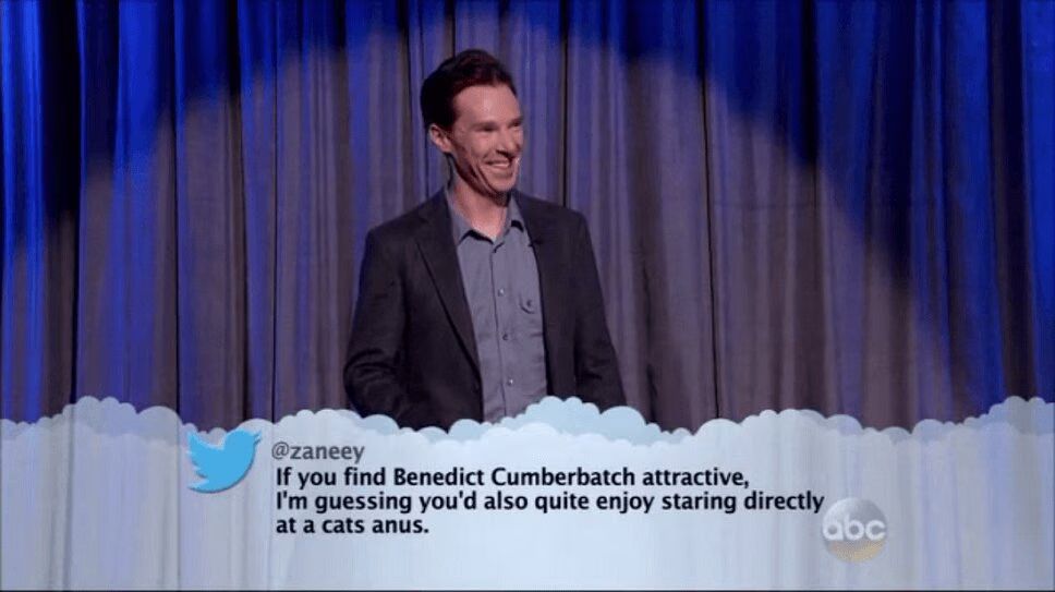 Benedict Cumberbatch, Kristen Bell, Jeff Bridges Read 'Mean Tweets' on Kimmel (VIDEO)