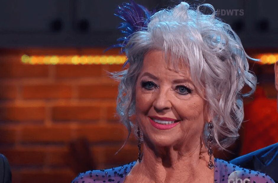Paula Deen and Louis Van Amstel dance Quickstep on DWTS Premiere