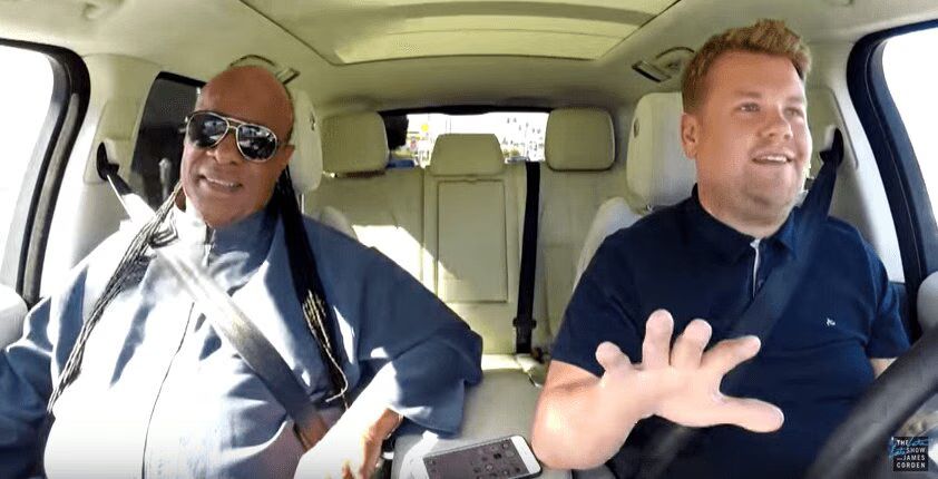 Stevie Wonder Joins James Corden In The Best Carpool Karaoke Yet (VIDEO)