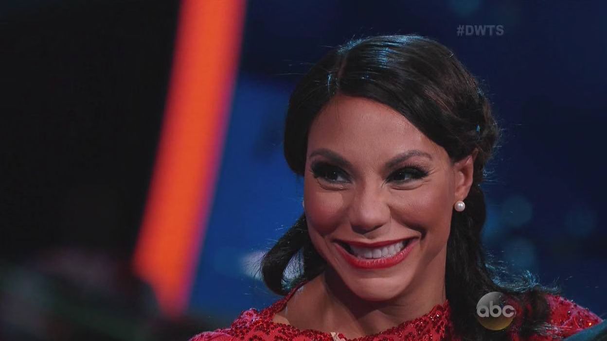 Tamar Braxton and Val Chmerkovskiy dance Tango