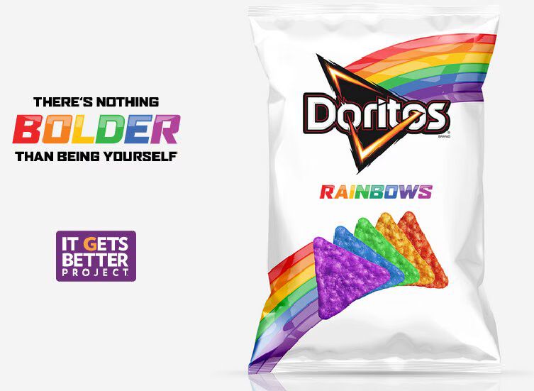 Rainbow Doritos