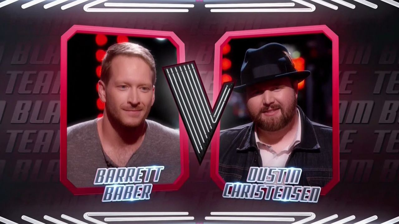 Barrett Baber vs. Dustin Christensen Is the Battle of the Four-Chair Turns on The Voice (VIDEO)
