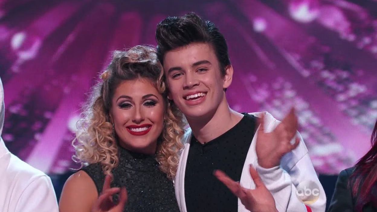 Hayes Grier and Emma Slater dance 'Grease' Jazz