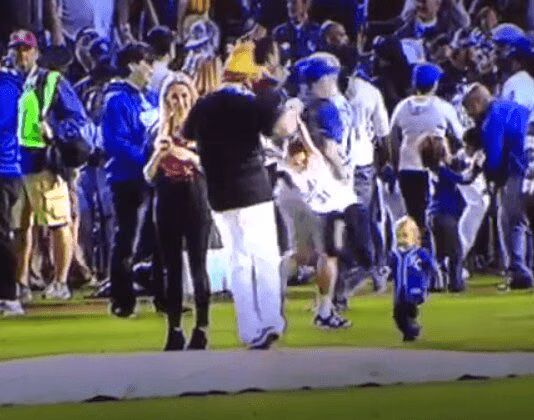 Kids Gets Wiped Out At Kansas City Royals ALDS Win (VIDEO)