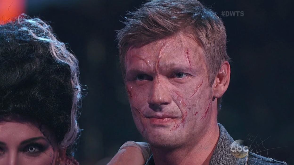 Nick Carter and Sharna Burgess dance Argentine Tango