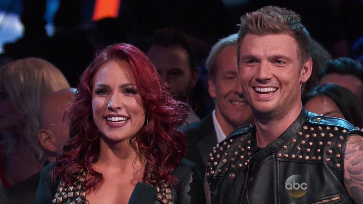Nick Carter and Sharna Burgess dance Backstreet Boys Jazz on DWTS