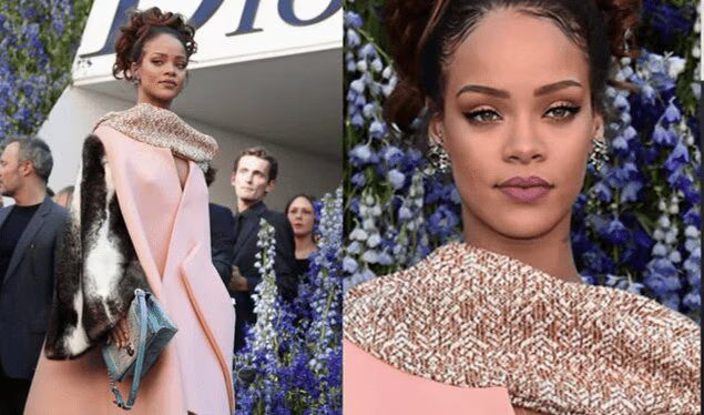 Rihanna Stuns In Dior At Paris Fashion Week (VIDEO)