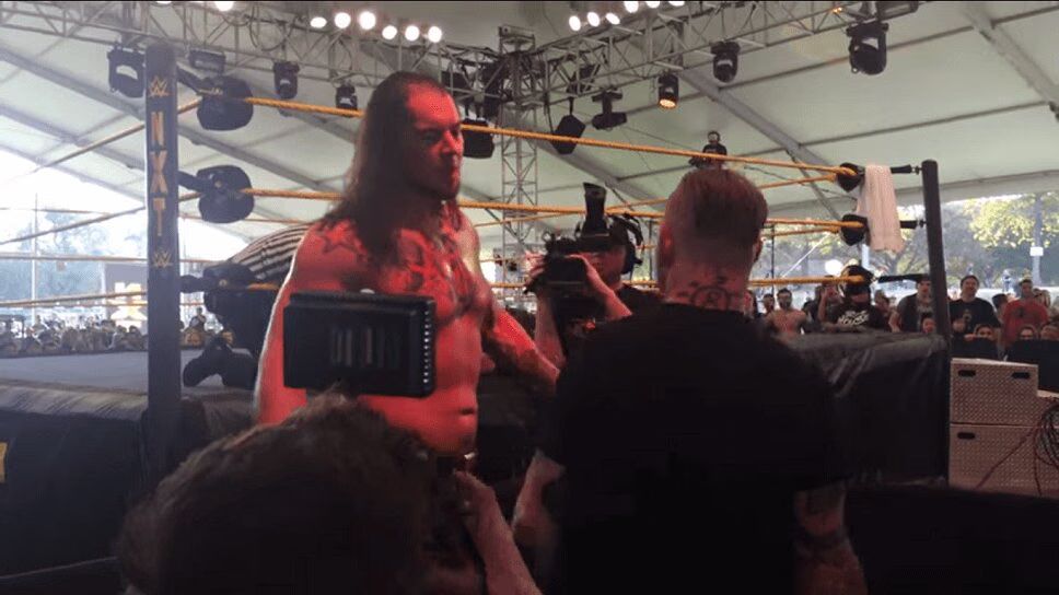 Slipknot Singer Corey Taylor Slaps WWE Star Baron Corbin at NXT Event (VIDEO)