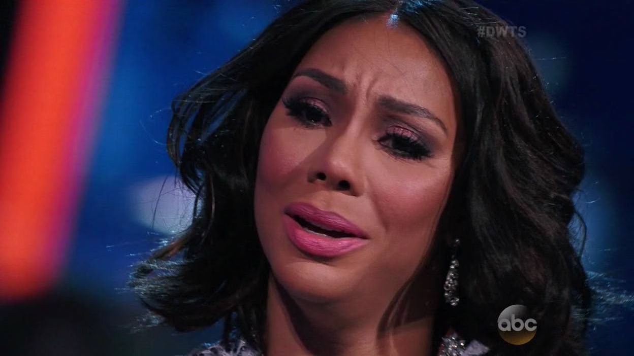 Tamar Braxton and Val Chmerkovskiy dance emotional Rumba on DWTS