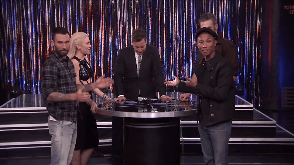 'The Voice' Coaches Play 'Spin the Microphone' on The Tonight Show (VIDEO)