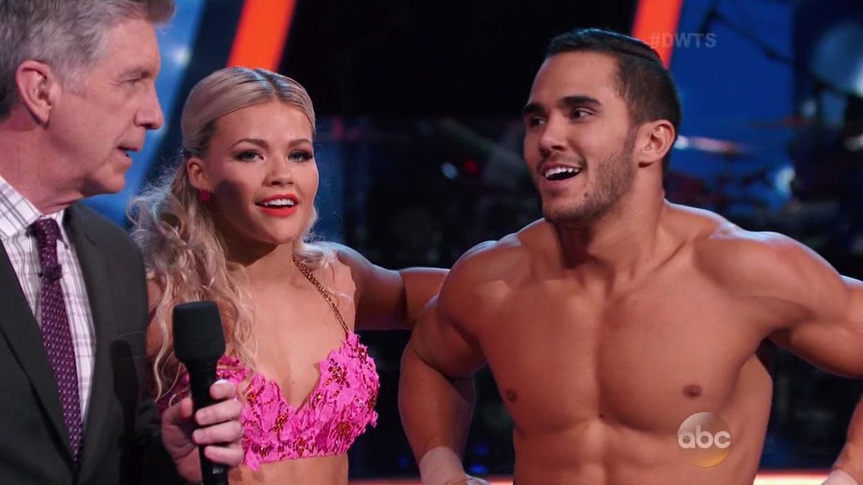 Carlos PenaVega and Witney Carson dance Salsa Dedicated To Marc Anthony