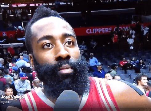 James Harden Gives Epic Side-Eye In Post Game Interview For The Ages