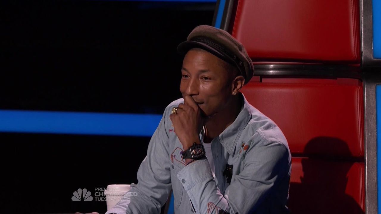 Pharrell Williams The Voice Results