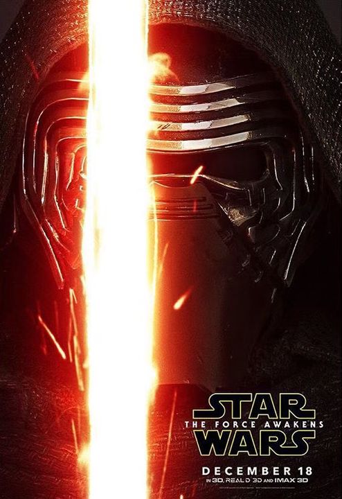 Star Wars The Force Awakens poster Kylo Ren