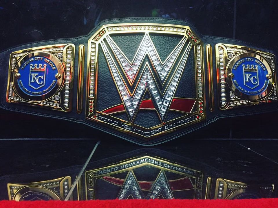 Triple H Sends Custom WWE Championship Belt to Kansas City Royals (PHOTO)