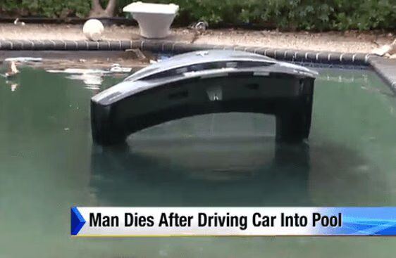 Man Dies After Crashing Tesla Model S Into Swimming Pool
