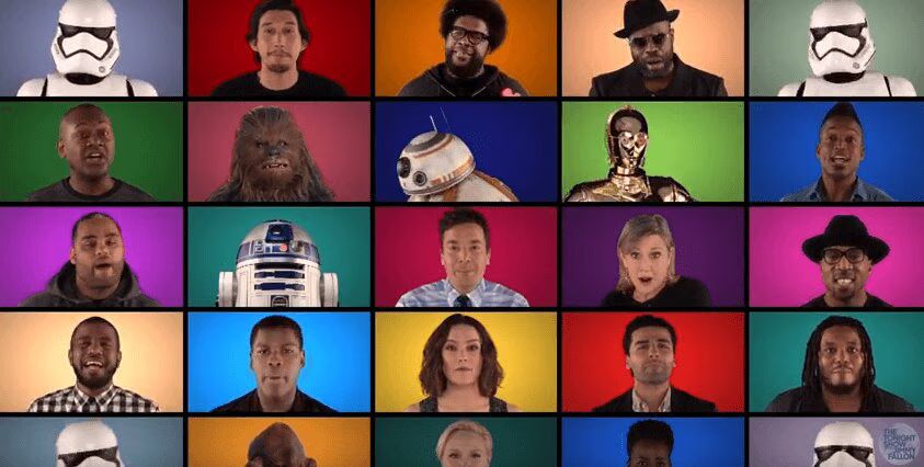 'Star Wars- The Force Awakens' Cast Sing Epic A Cappella Medley (VIDEO)