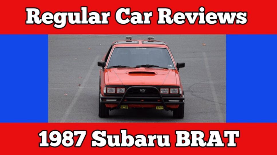 Insane Car Reviewer Loses All Control Over a Subaru BRAT (VIDEO)