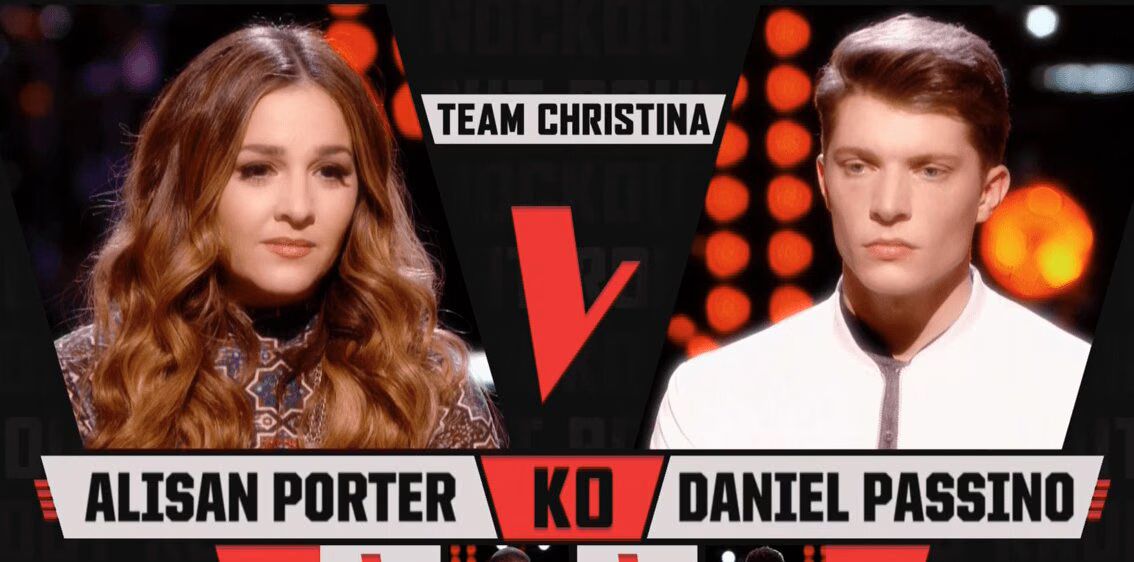 Alisan Porter and Daniel Passino Square Off In Epic Knockout on The Voice 2016 (VIDEO)