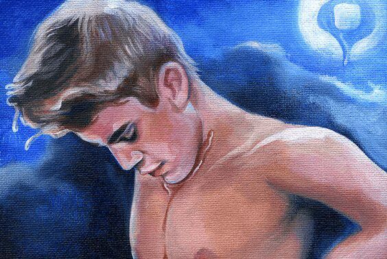 Macklemore Justin Bieber Oil Painting