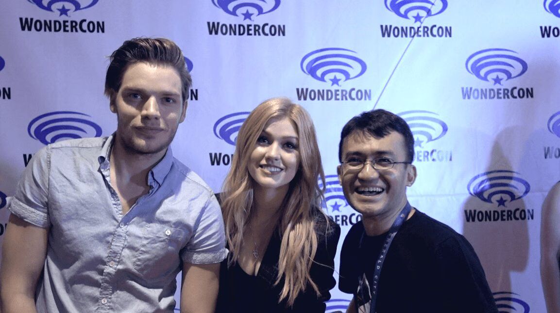 Dominic Sherwood and Katherine McNamara