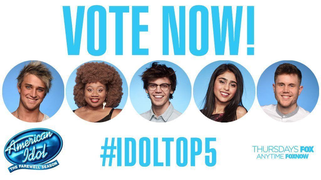 Who Will Be Eliminated from the American Idol 2016 Top 5 (POLL) - 03182016