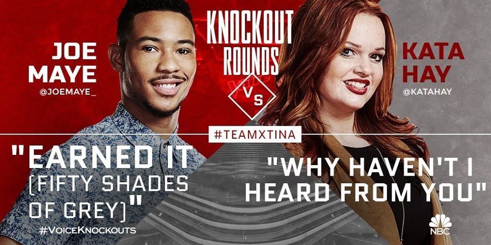 Joe Maye and Kata Hay Stun In Final Knockout of The Voice 2016 (VIDEO)