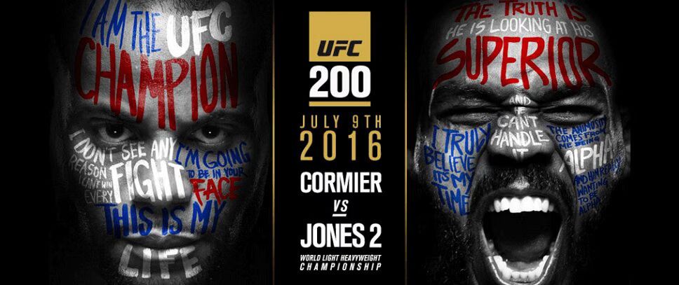 Jon Jones vs. Daniel Cormier Replaces Conor McGregor-Nate Diaz as UFC 200 Main Event