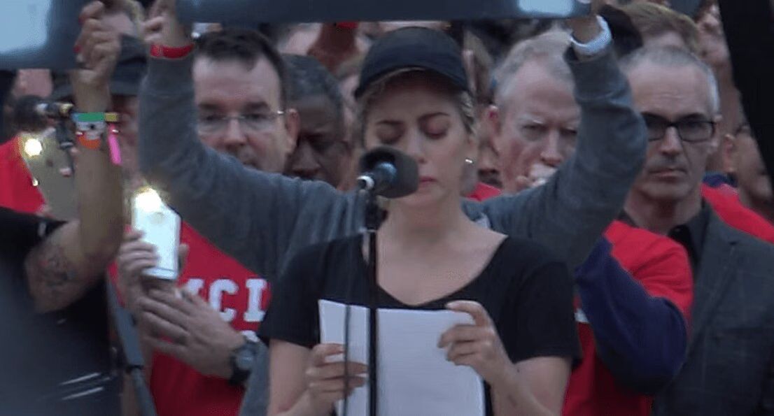 Lady Gaga Reads Tearful Speech At Vigil for Orlando Shooting Victims (VIDEO)