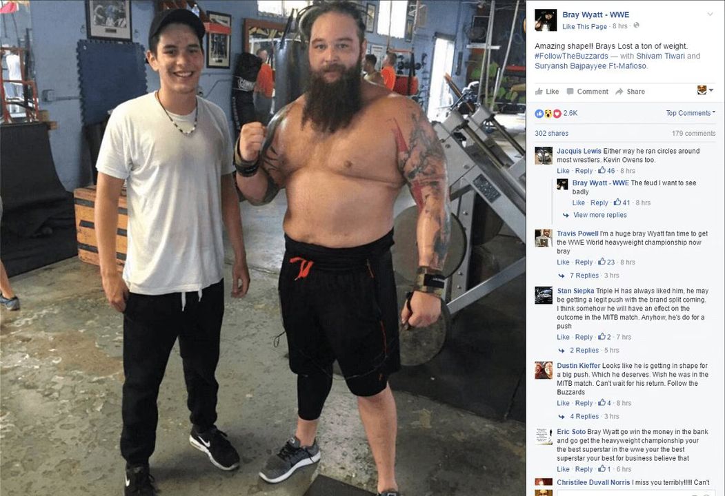 WWE Star Bray Wyatt Is In Amazing Shape En Route To Return (PHOTO)