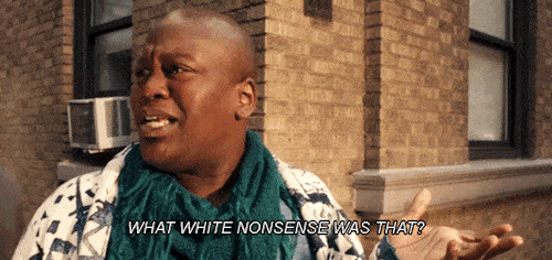 Titus Andromedon White Nonsense Reaction GIF