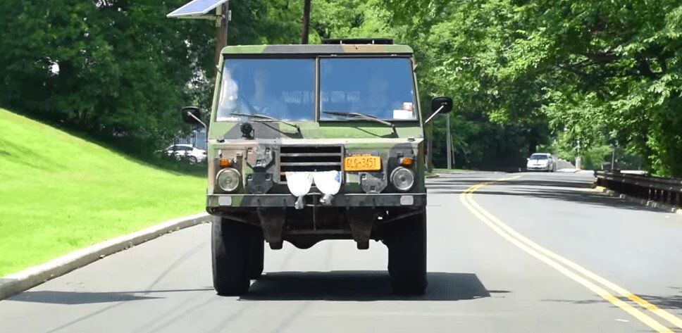 Insane Car Reviewer Tackles Swedish Military Vehicle (VIDEO)