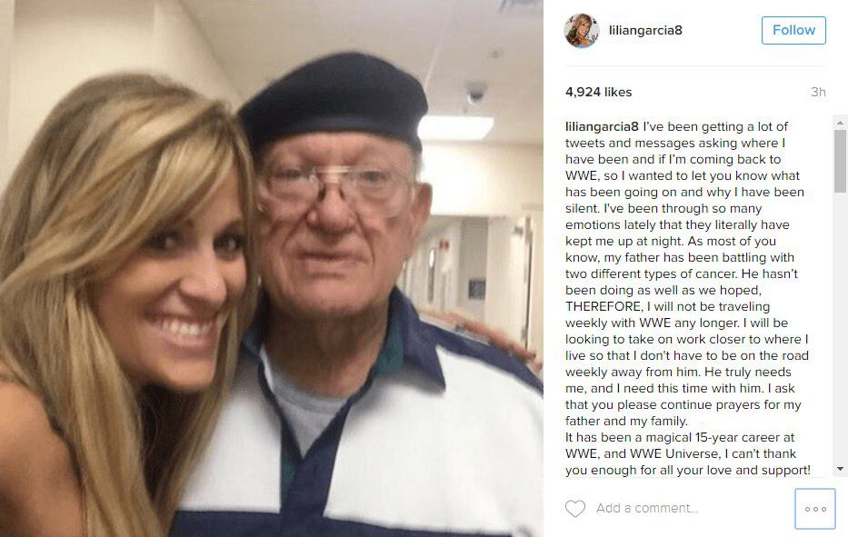 Lilian Garcia Announces Departure From WWE To Care For Sick Father