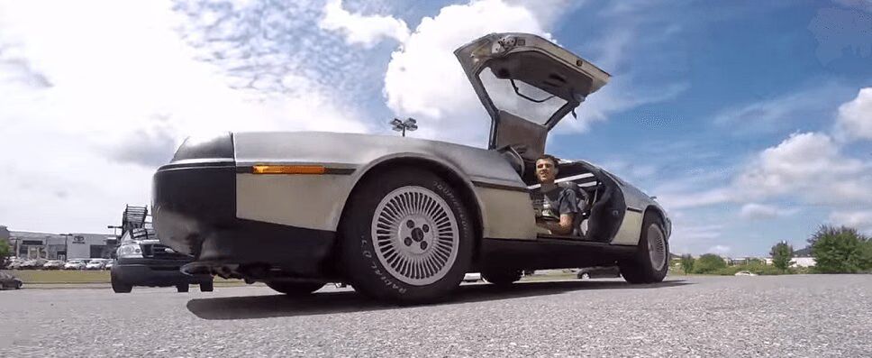 Crazed Car Reviewer Tackles the Anti-Tesla, A Souped-Up DeLorean (VIDEO)