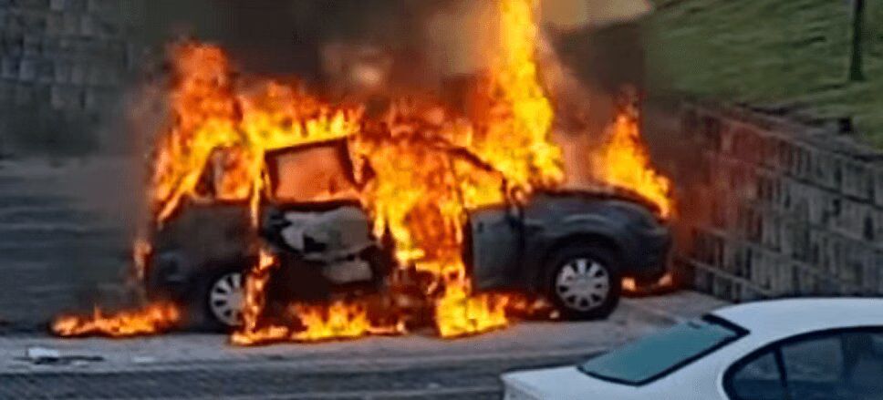 Ford Catches Fire At Mediclinic Nelspruit (VIDEO)